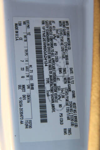 2013 Ford E-Series E-250