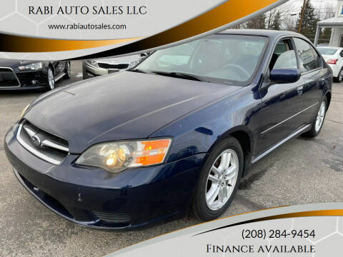 2005 Subaru Legacy for sale at RABI AUTO SALES LLC in Garden City ID
