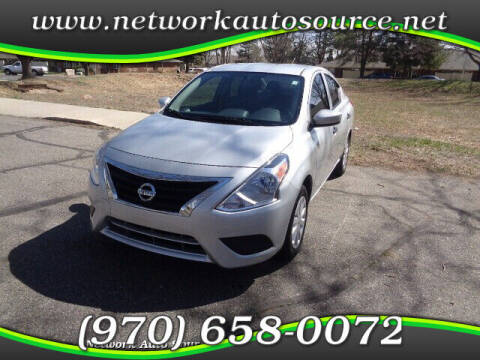 2017 Nissan Versa for sale at Network Auto Source in Loveland CO