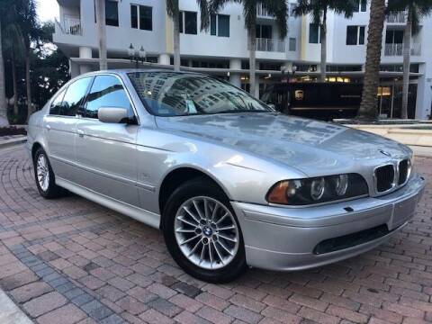 2002 BMW 5 Series for sale at Florida Cool Cars in Fort Lauderdale FL