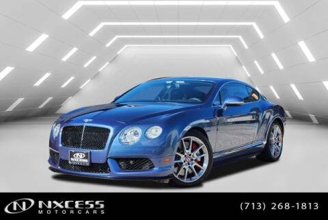 2015 Bentley Continental for sale at NXCESS MOTORCARS in Houston TX