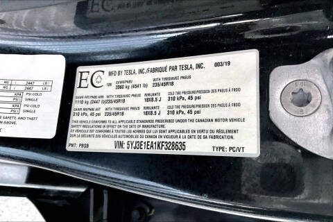 2019 Tesla Model 3 Standard Range Plus