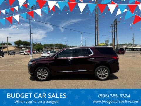 2019 Chevrolet Traverse for sale at BUDGET CAR SALES in Amarillo TX