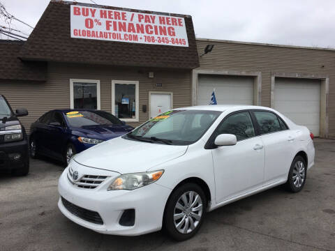 2013 Toyota Corolla for sale at Global Auto Finance & Lease INC in Maywood IL