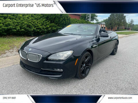 2012 BMW 6 Series for sale at Carport Enterprise "US Motors" in Kansas City MO