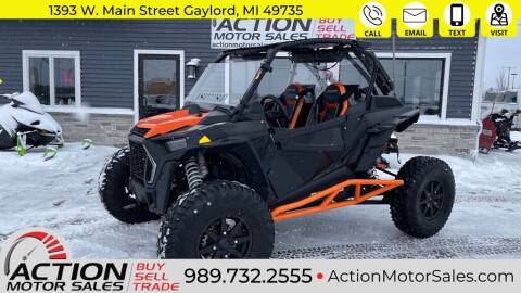 2021 Polaris RZR TURBO S for sale at Action Motor Sales in Gaylord MI