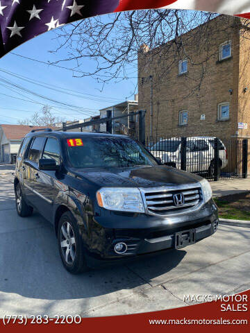 2013 Honda Pilot for sale at Macks Motor Sales in Chicago IL