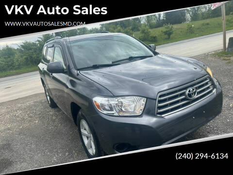 2008 Toyota Highlander for sale at VKV Auto Sales in Laurel MD