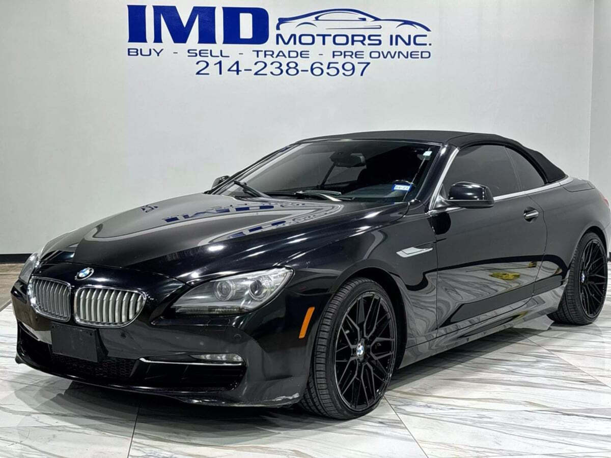 2012 BMW 6 Series for sale at IMD MOTORS, INC in Dallas, TX