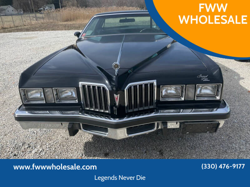 1977 Pontiac Grand Prix for sale at FWW WHOLESALE in Carrollton OH