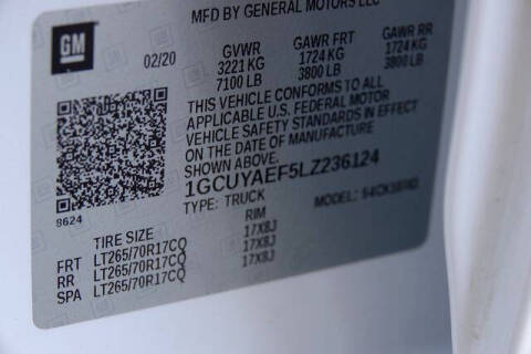 2020 Chevrolet Silverado 1500