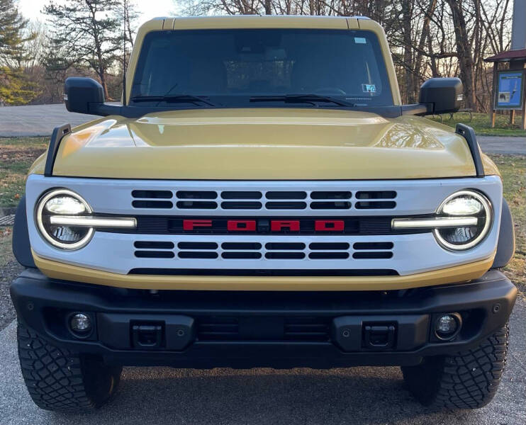 Used 2023 Ford Bronco 4-Door Heritage Limited Edition with VIN 1FMEE4GP5PLA71619 for sale in North Huntingdon, PA