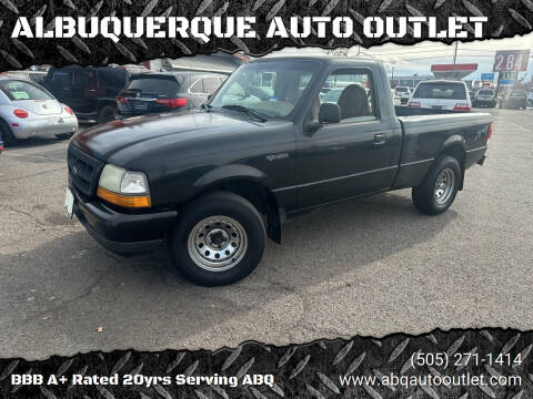 1999 Ford Ranger for sale at ALBUQUERQUE AUTO OUTLET in Albuquerque NM