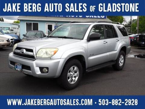 2006 Toyota 4Runner for sale at Jake Berg Auto Sales in Gladstone OR