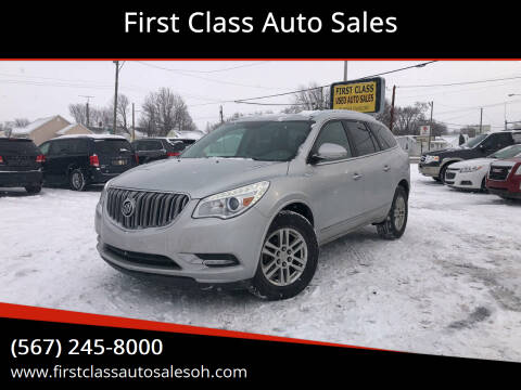 2014 Buick Enclave for sale at First Class Auto Sales in Fostoria OH