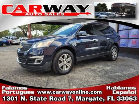 2015 Chevrolet Traverse for sale at CARWAY Auto Sales in Margate FL