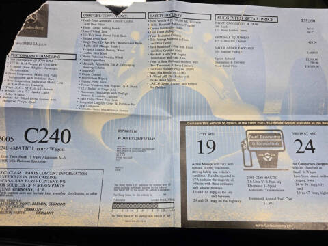 2005 Mercedes-Benz C-Class C 240 4MATIC