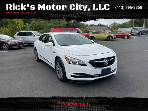 2017 Buick LaCrosse for sale at Rick's Motor City, LLC in Springfield MA