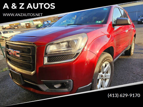 2015 GMC Acadia for sale at A & Z AUTOS in Westfield MA