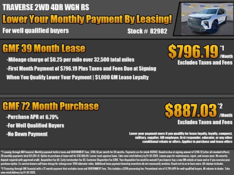 2026 Chevrolet Traverse RS