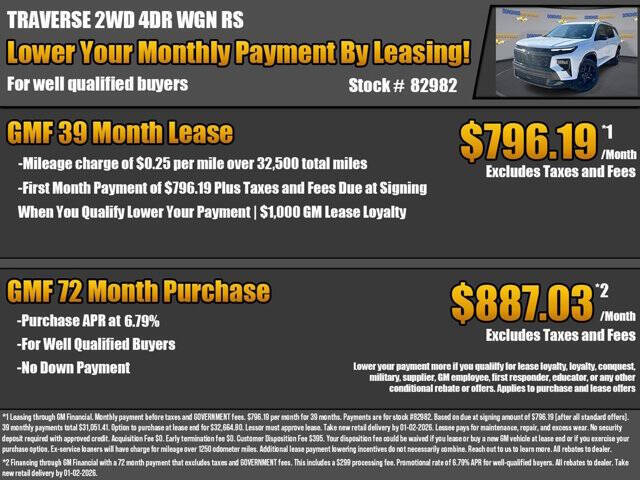 2026 Chevrolet Traverse RS