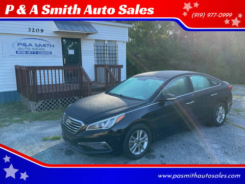 2015 Hyundai Sonata for sale at P & A Smith Auto Sales in Garner NC