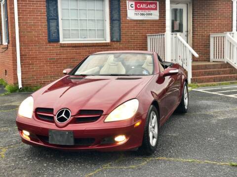 2007 Mercedes-Benz SLK for sale at Carland Auto Sales INC. in Portsmouth VA