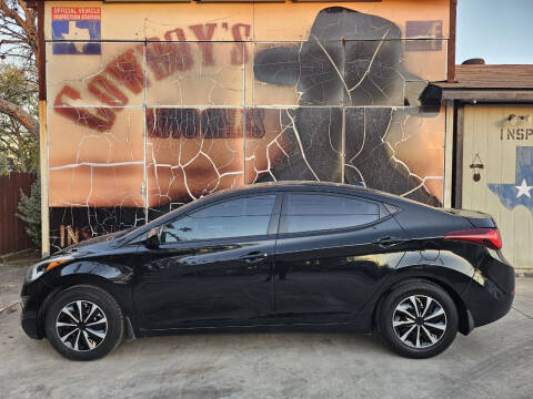 2016 Hyundai Elantra for sale at Cowboy's Auto Sales in San Antonio TX