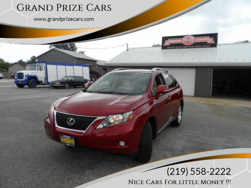 2012 Lexus RX 350 for sale at Grand Prize Cars in Cedar Lake IN