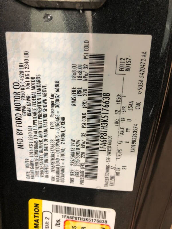 2019 Ford Mustang EcoBoost Premium