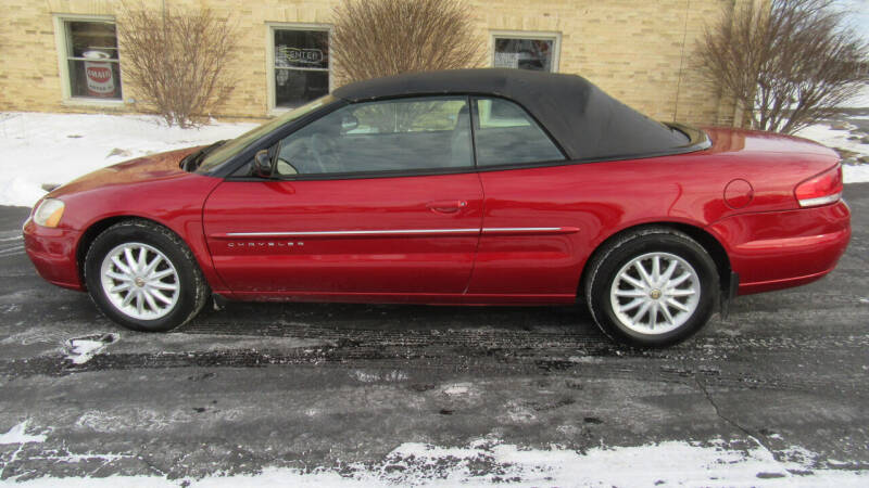 2001 Chrysler Sebring for sale at LENTZ USED VEHICLES INC in Waldo WI