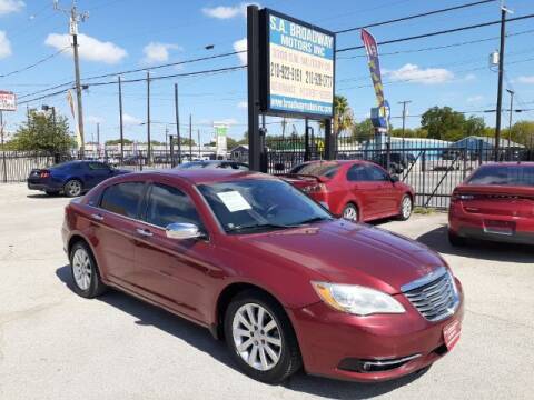 2014 Chrysler 200 for sale at S.A. BROADWAY MOTORS INC in San Antonio TX