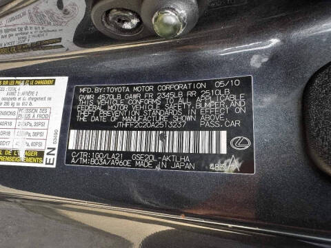 2010 Lexus IS 250C