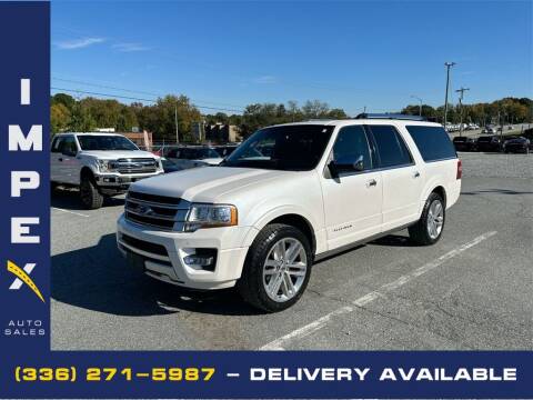 2017 Ford Expedition EL for sale at Impex Auto Sales in Greensboro NC
