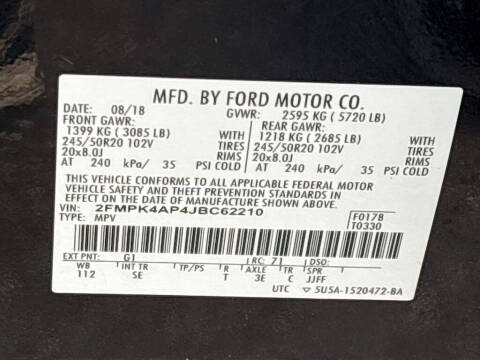 2018 Ford Edge Sport