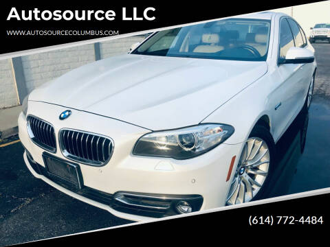 2014 BMW 5 Series for sale at Autosource LLC in Columbus OH