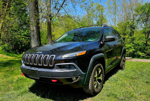 2014 Jeep Cherokee for sale at GOLDEN RULE AUTO in Newark OH