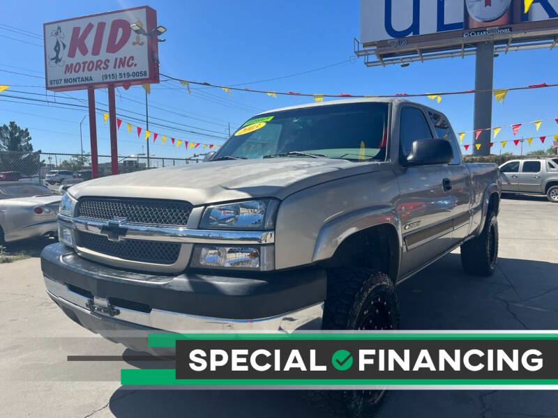 2003 Chevrolet Silverado 2500HD for sale at Kid Motors Inc in El Paso TX