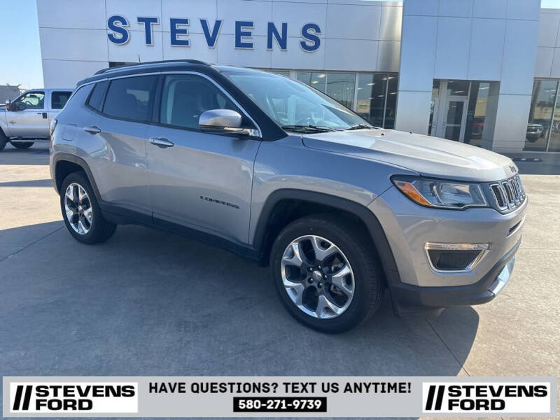 Used 2018 Jeep Compass Limited with VIN 3C4NJDCB5JT328963 for sale in Enid, OK