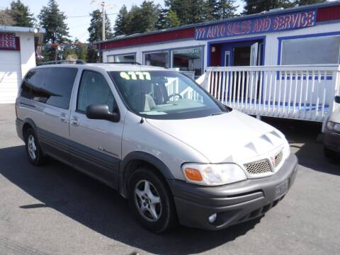 2004 Pontiac Montana for sale at 777 Auto Sales and Service in Tacoma WA