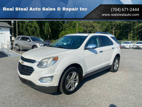 2016 Chevrolet Equinox for sale at Real Steal Auto Sales & Repair Inc in Gastonia NC