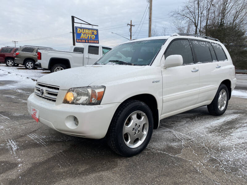 2006 Toyota Highlander for sale at Dubes Auto Sales in Lewiston ME