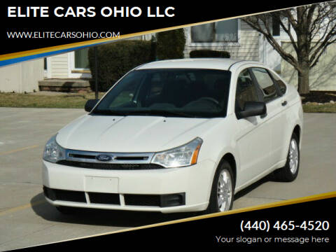 2010 Ford Focus for sale at ELITE CARS OHIO LLC in Solon OH