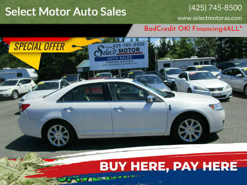 2012 Lincoln MKZ Hybrid for sale at Select Motor Auto Sales in Lynnwood WA