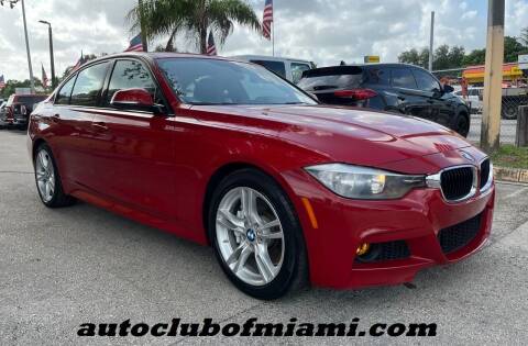 2015 BMW 3 Series for sale at AUTO CLUB OF MIAMI, INC in Miami FL