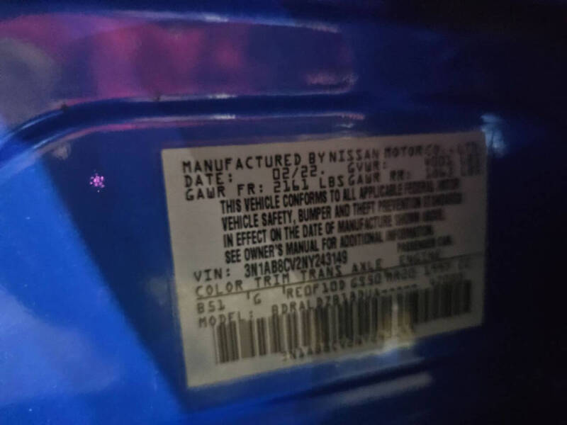 2022 Nissan Sentra SV