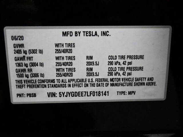 2020 Tesla Model Y Long Range