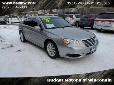 2013 Chrysler 200 for sale at Budget Motors of Wisconsin in Racine WI