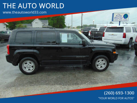 2014 Jeep Patriot for sale at THE AUTO WORLD in Churubusco IN