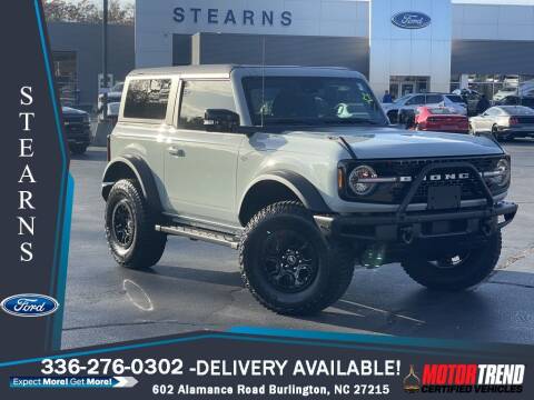 2021 Ford Bronco for sale at Stearns Ford in Burlington NC